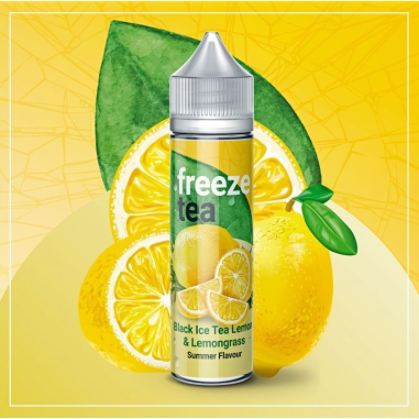 Black Ice Tea Lemon & Lemongrass  Freeze tea