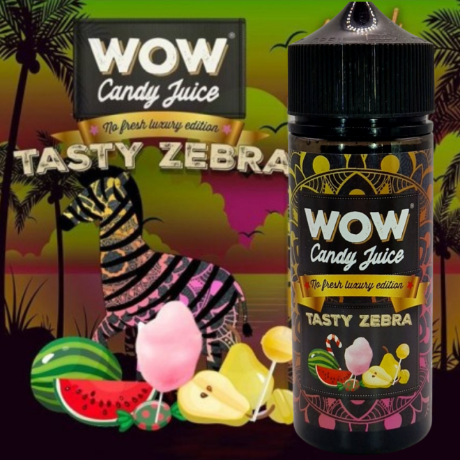 Wow Candy Juice Tasty Zebra no Fresh
