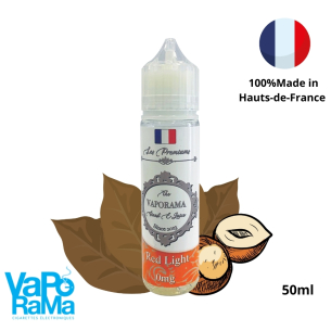 e-liquide tabac noisette Red Light VAPORAMA 50ml 2