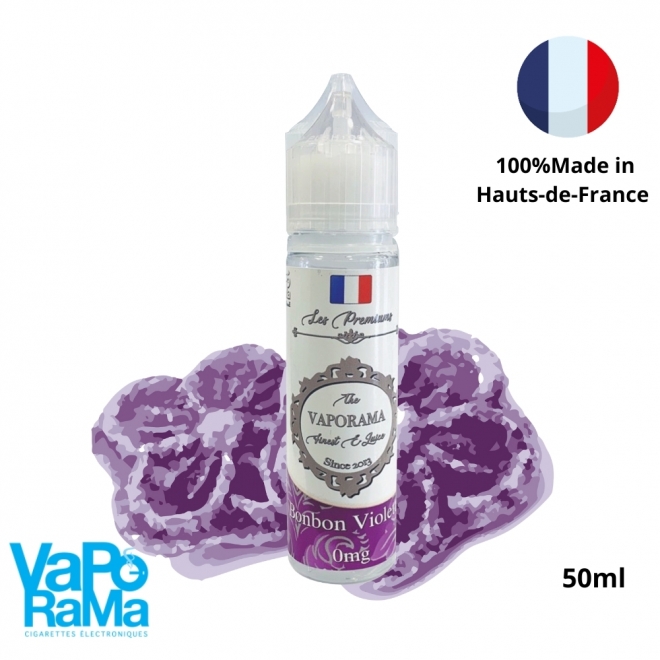e-liquide violette sucré Bonbon violette VAPORAMA 50ml
