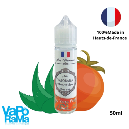 e-liquide aloe Vera pêche VAPORAMA 50ml