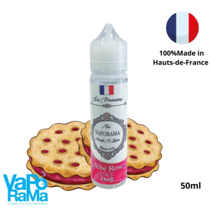 e-liquide gaufrette framboise Bébé rose VAPORAMA 50ml