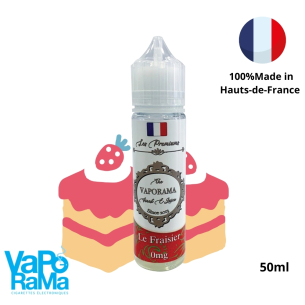 e-liquide génoise fraise Le Fraisier VAPORAMA 50ml 2