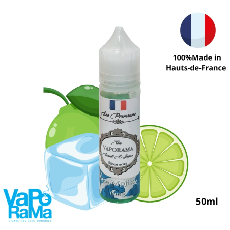 e-liquide menthe citron sucre de canne Le mojito VAPORAMA 50ml