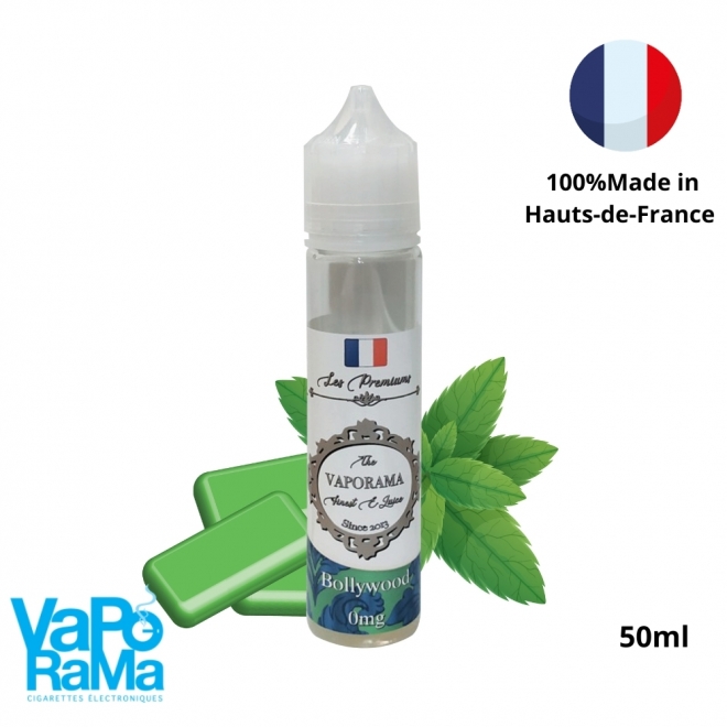 e-liquide menthe chlorophylle Bollywood VAPORAMA 50ml