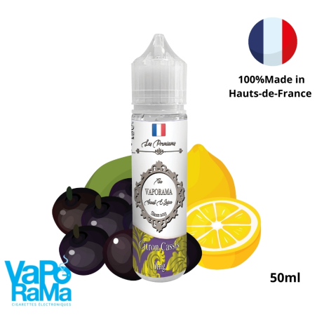 e-liquide Citron Cassis VAPORAMA 50ml