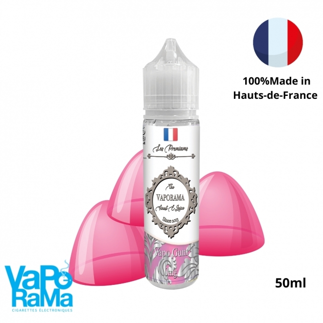 e-liquide chewing-gum rose  Vapo Gum VAPORAMA 50ml