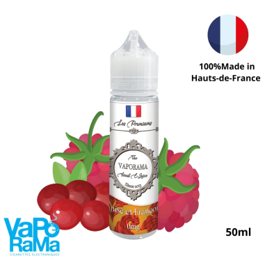 e-liquide cerise framboise Denise et Françoise VAPORAMA 50ml