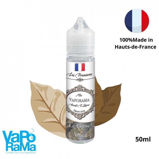 e-liquide tabac blond cigare Le Corse VAPORAMA 50ml