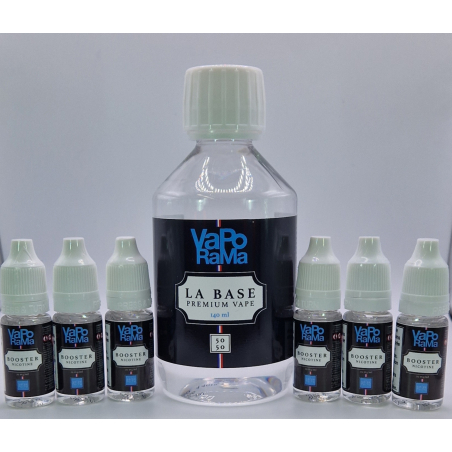 Kit Base 6 de nicotine VAPORAMA