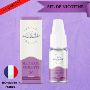 Petit nuage Sironade violette  sel de nicotine