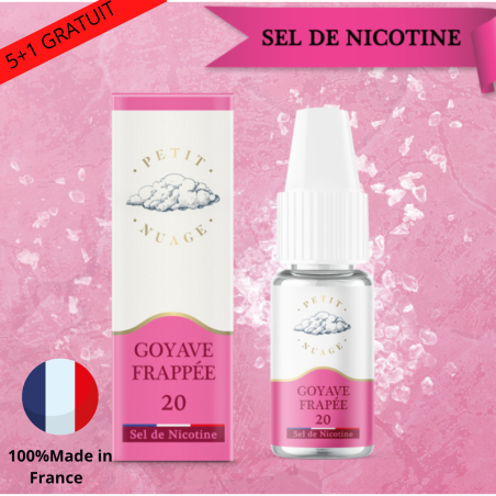 Petit nuage Goyave frappée sel de nicotine