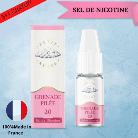 Petit nuage Grenade pilée sel de nicotine