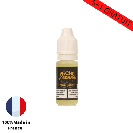 Péché Gourmand Pomme Cannelle sel de nicotine 20mg ou 10mg
