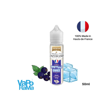 e-liquide Myrtille givrée 50ml VAPORAMA