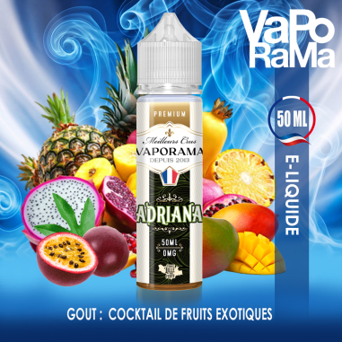 e-liquide fruits de la passion fruits du dragon mangue  Adriana VAPORAMA 50ml