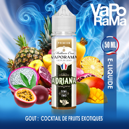 e-liquide fruits de la passion fruits du dragon mangue  Adriana VAPORAMA 50ml
