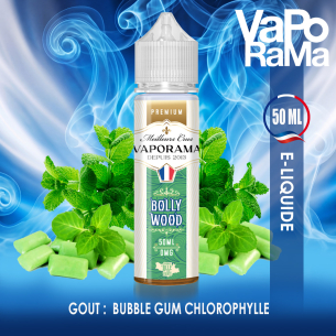 e-liquide menthe chlorophylle Bollywood VAPORAMA 50ml
