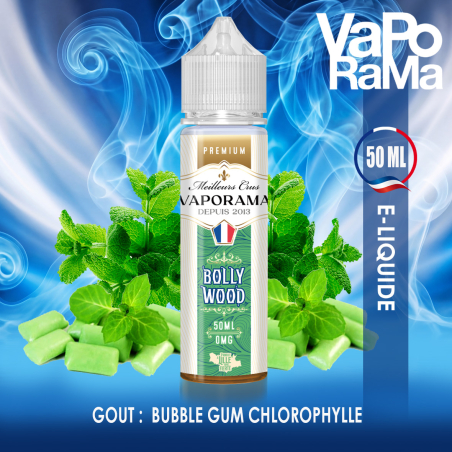 e-liquide menthe chlorophylle Bollywood VAPORAMA 50ml