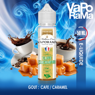 e-liquide café caramel Caffé Macchiato  VAPORAMA 50ml