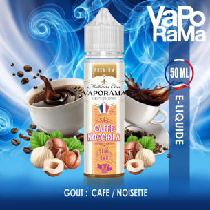 e-liquide café noisette Caffé Nocciola  VAPORAMA 50ml