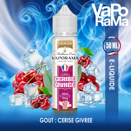 e-liquide Cerise givrée 50ml VAPORAMA