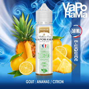 e-liquide ananas citron Diego VAPORAMA 50ml