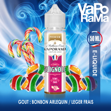 e-liquide bonbons arlequin  Le guignolo VAPORAMA 50ml