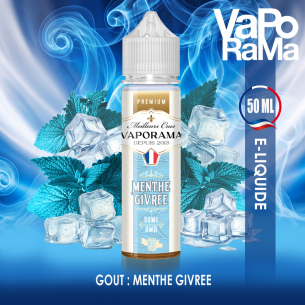 e-liquide Menthe Givrée VAPORAMA 50ml