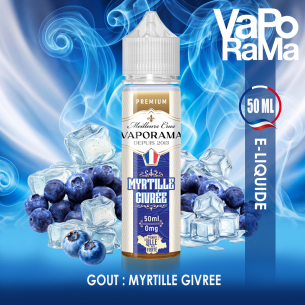 e-liquide Myrtille givrée 50ml VAPORAMA