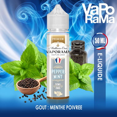 e-liquide menthe poivre Peppermint VAPORAMA 50ml