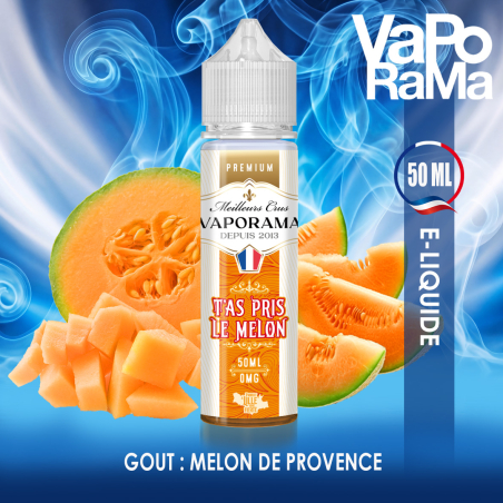 e-liquide melon T'as pris le melon VAPORAMA 50ml