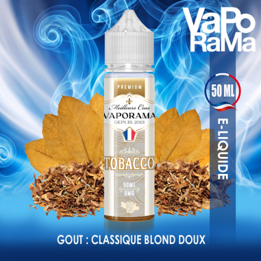 e-liquide Tabac Blond Tobacco VAPORAMA 50ml