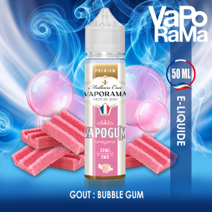 e-liquide chewing-gum rose  Vapo Gum VAPORAMA 50ml