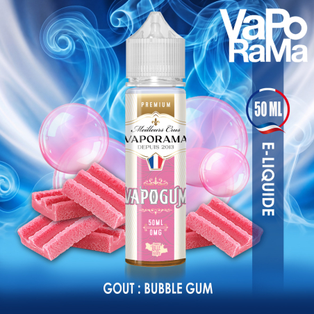e-liquide chewing-gum rose  Vapo Gum VAPORAMA 50ml