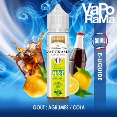 e-liquide cola citron Zest  VAPORAMA 50ml