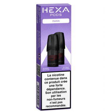 CARTOUCHE HEXA GOUT RAISIN grape