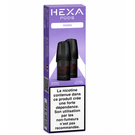 CARTOUCHE HEXA GOUT RAISIN grape