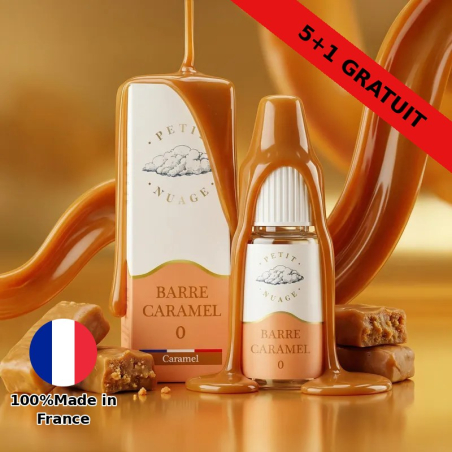 E-liquide Petit Nuage Barre Caramel 10ml | Vaporama Lille