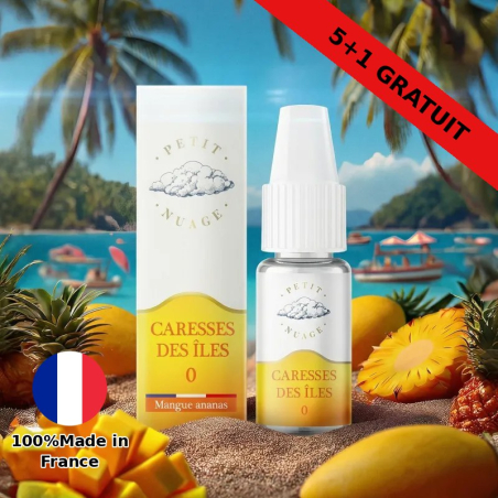 E-liquide Petit Nuage Caresses des Îles 10ml | Vaporama Lille