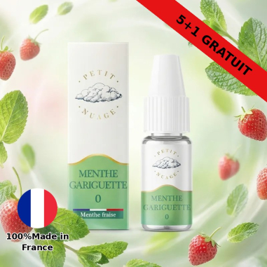 E-liquide Petit Nuage Menthe Gariguette 10ml | Vaporama Lille