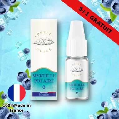 E-liquide Petit Nuage Myrtille Polaire 10ml | Vaporama Lille