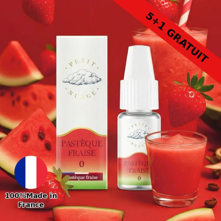 E-liquide Petit Nuage Pastèque Fraise 10ml | Vaporama Lille