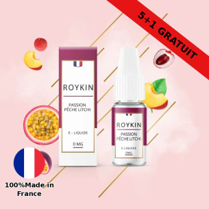 E-liquide Roykin Passion Pêche Litchi | Vaporama Lille